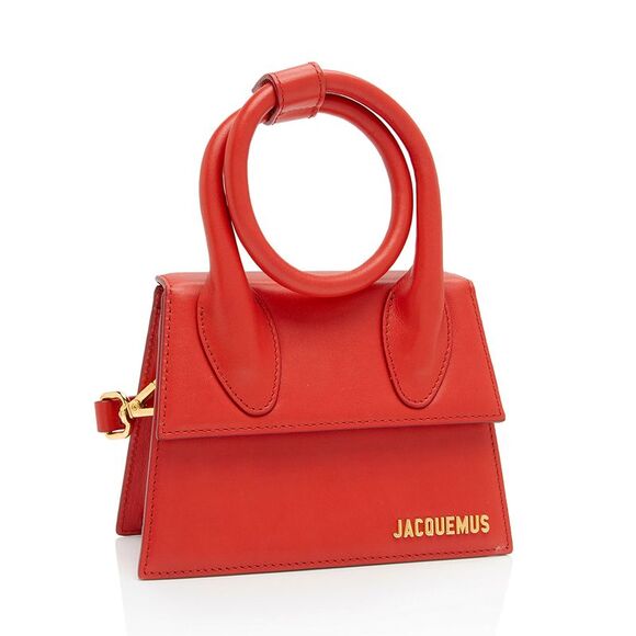 Jacquemus Leather Le Chiquito Noeud Bag - Picture 2 of 15